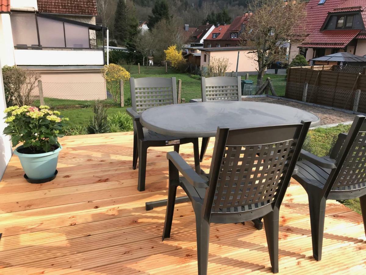 Ferienwohnung am Köhlerhang Bad Lauterberg/Harz - Erdgeschoss Exterior foto
